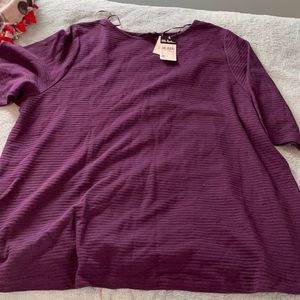 Purple top new with tags from Ulla popken 28/30